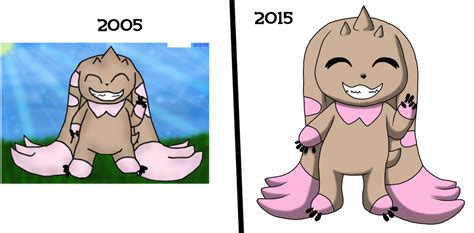 Lopmon Old n New by Kat-Skittychu on DeviantArt