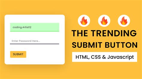 The Trending Submit Button | Coding Artist