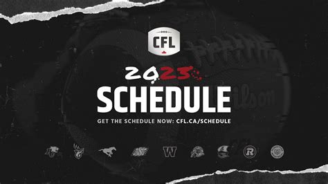 CFL Announces Full 2023 Schedule, Playoffs Shift From Sundays to ...