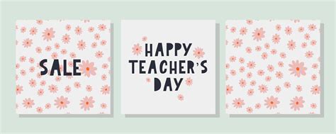 Happy Teacher's Day Flowers 3437714 Vector Art at Vecteezy