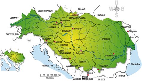 The Danube basin : r/MapPorn