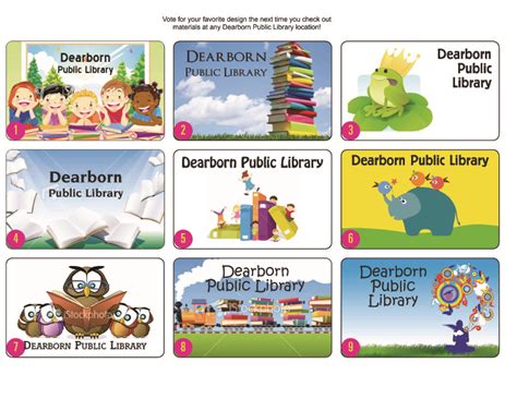 Vote For Your Favorite Library Card Design