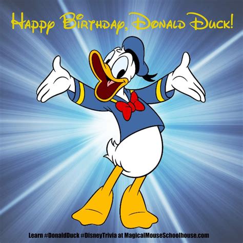 🎉HAPPY BIRTHDAY DONALD DUCK🎉 | Disney Amino