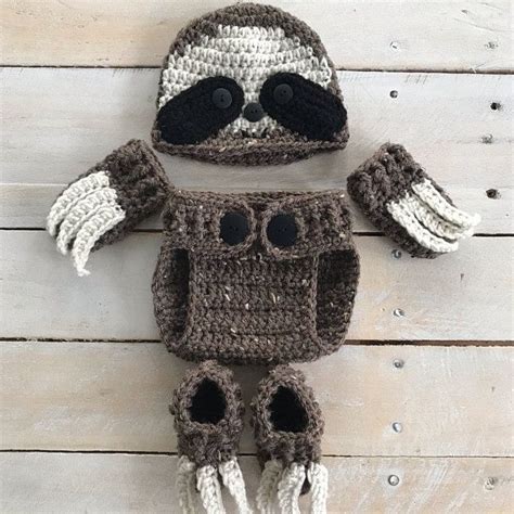 Baby Sloth Outfit Baby Sloth Costume Sloth Hat Sloth | Etsy | Sloths ...