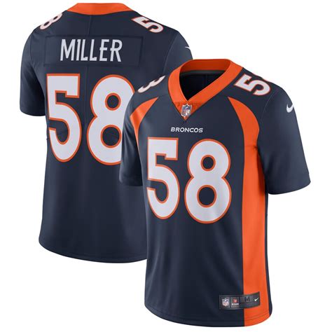 Men's Denver Broncos Von Miller Nike Navy Vapor Untouchable Limited ...