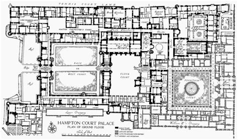 Plan 1: Hampton Court Palace Ground Floor | British History Online ...