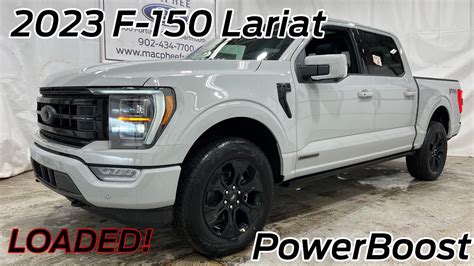 Avalanche 2023 Ford F-150 Lariat Black Appearance PowerBoost Review ...