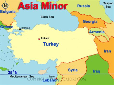 Map Of Asia Minor Today - Atlanta Georgia Map