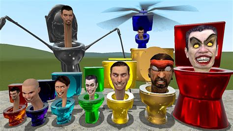 SKIBIDI BOP DOP TOILET ALL NEW MATERIALS AND ELEMENTS In Garry's Mod ...