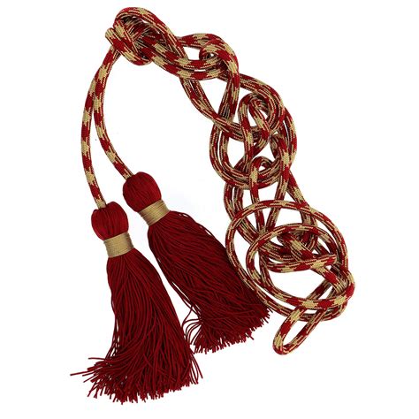 Alb cincture, red and gold color | online sales on HOLYART.com