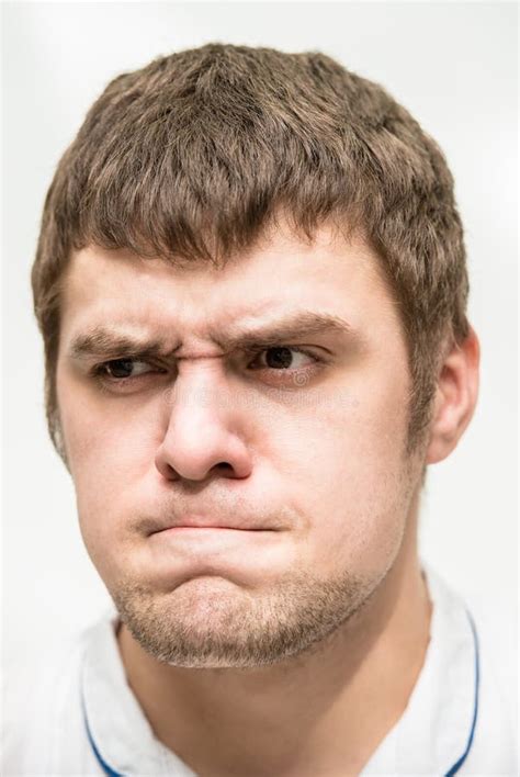 Grimace on his face stock photo. Image of caucasian, humorous - 28876198