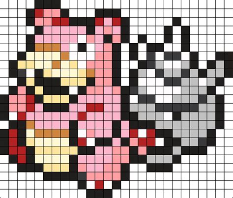 Slowbro Pokemon Bead Pattern Perler Bead Pattern / Bead Sprite Hama ...