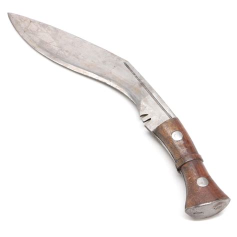 Indian-British Kukri Gurkha "DD-64" Curved Blade Fighting Long Knife | EBTH