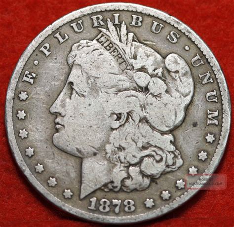 1878 - Cc Silver Morgan Dollar