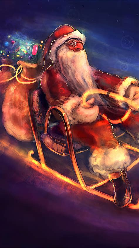 Santa Claus Gifts Sleigh 4K #5540h Wallpaper PC Desktop