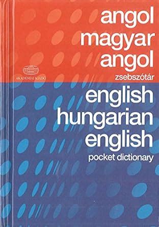 Hungarian-English & English-Hungarian Pocket Dictionary: Amazon.co.uk ...