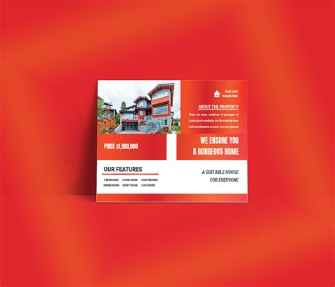 Real estate postcard design on Behance