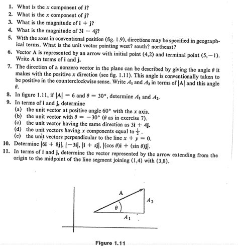 Solved 1. What is the x component of i? 2. What is the x | Chegg.com