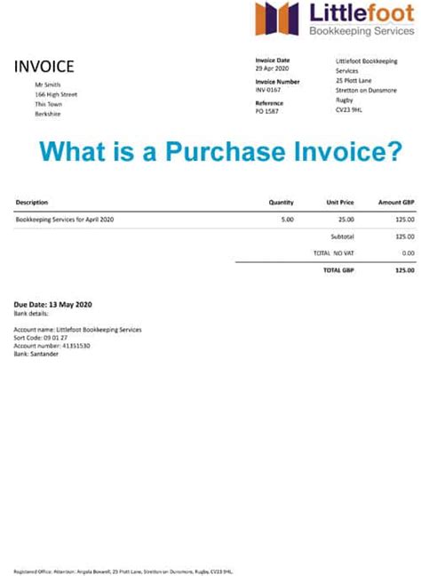 What Is A Purchase Invoice? With Explanation And Examples