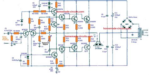 Guitar Amplifier Wiring Diagram - Uploadled