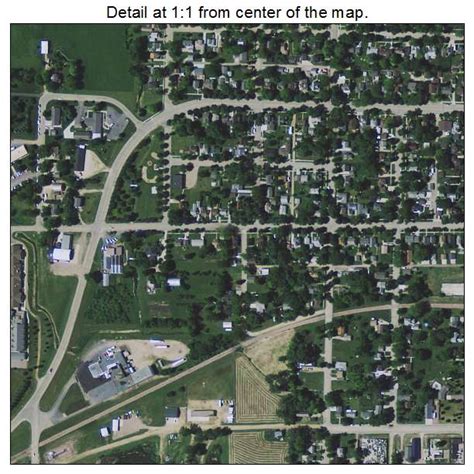 Aerial Photography Map of Luverne, MN Minnesota