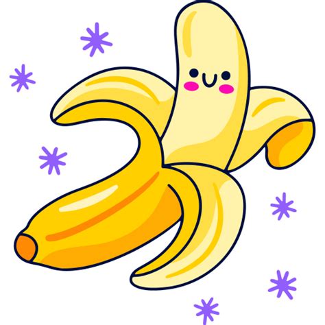 Banana Stickers - Free food Stickers