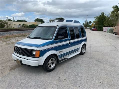 1988 Chevrolet Astro Cargo Van 39532 Miles Blue 4.3L V6 OHV 12V ...