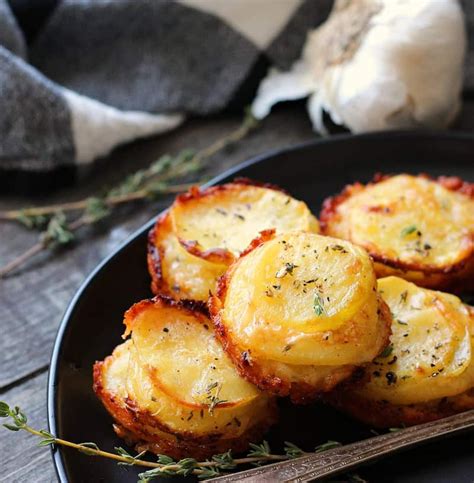 Muffin Tin Potato Stacks + Gouda and Parm cheese - A Gouda Life ...