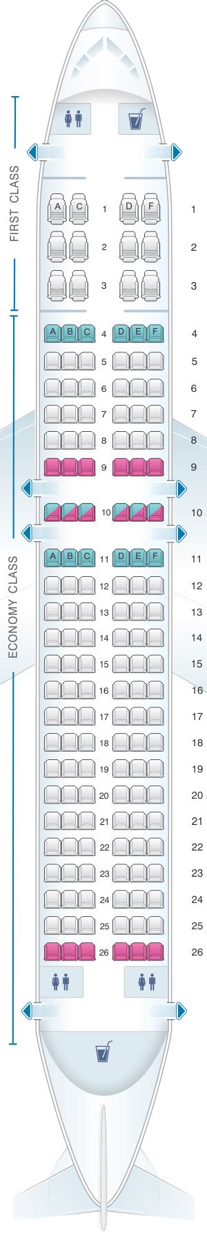 Seat Map American Airlines Airbus A320 | SeatMaestro