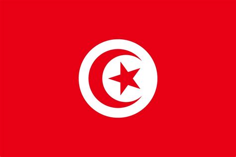 Drapeau de la Tunisie, image et signification drapeau tunisien ...