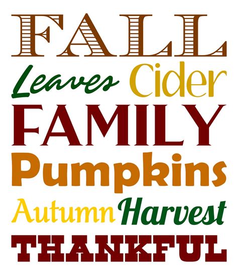 Thanksgiving Word Art - 13 Free PDF Printables | Printablee