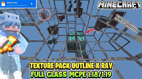 🤩KELASS!! texture pack x ray outline mcpe 1.18 mediafıre - glass x ray ...