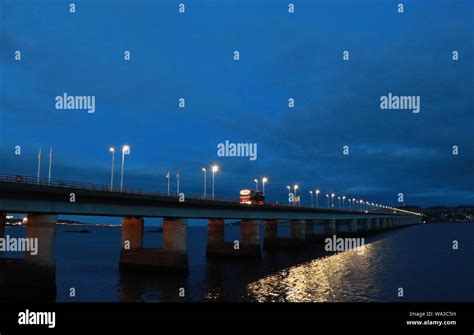 Bridge over River Tay and Tay estuary Stock Photo - Alamy