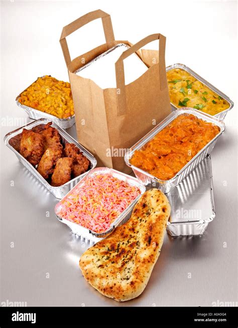 INDIAN FOOD TAKE AWAY SELECTION Stock Photo: 5674435 - Alamy