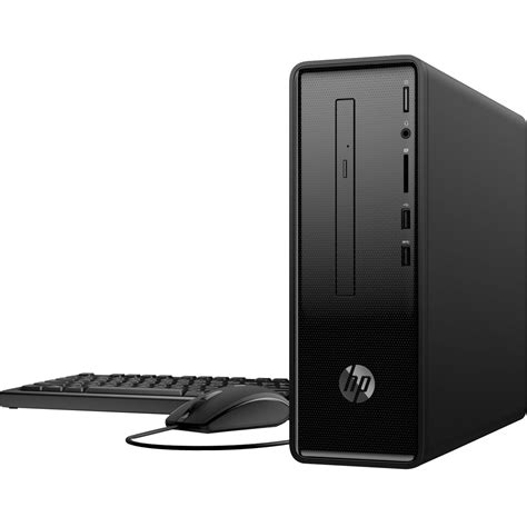 HP Slimline Desktop Tower Computer, Intel Core i3 i3-8100, 8GB RAM, 1TB ...