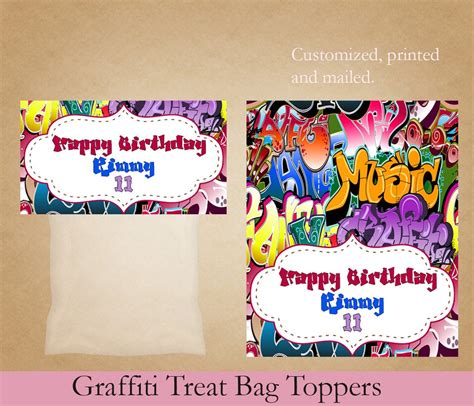 Graffiti Sticker Hip Hop Stickers Graffiti Party Hip Hop - Etsy