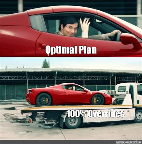 Сomics meme: "Optimal Plan 100% Overrides" - Comics - Meme-arsenal.com