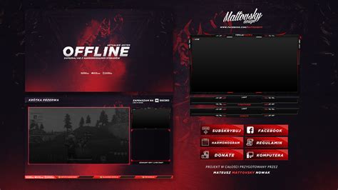 FREE TWITCH OVERLAY TEMPLATE 2018 #2 :: Behance