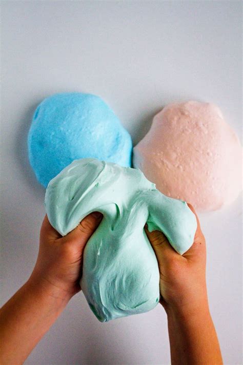 Fluffy Slime Recipe - Thirty Handmade Days - Shaving Cream Slime