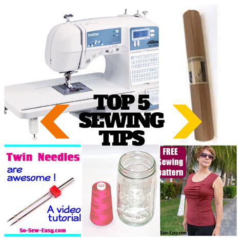 Sewing Tips: Top 5 Favorite Sewing Tips