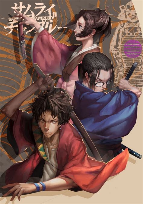 Samurai Champloo | Mugen, Kasumi Fuu, Jin | Fanart From Pixiv ...