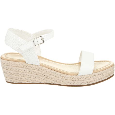 B Collection Girls Mia Sandals - White - Size 5 | BIG W