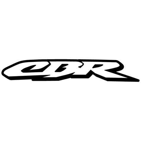 HONDA CBR LOGO CONTOUR DECAL