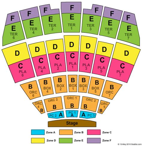 Starlight Theatre Seating Chart | Starlight Theatre | Kansas City, Missouri