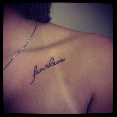 Top 10 fearless tattoos ideas and inspiration