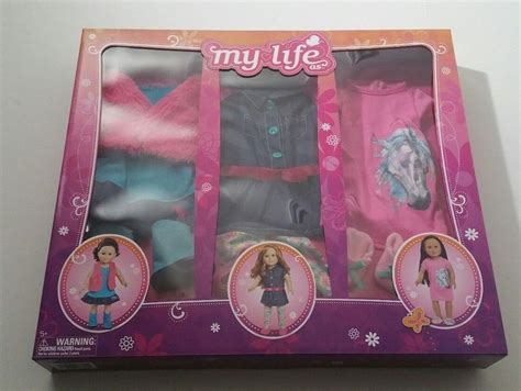 My Life as 18” Spa Doll Blonde Hair Extra Clothing Set 4 Outfits for ...