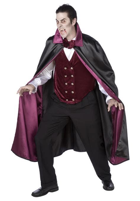 Mens Deluxe Vampire Costume - Walmart.com - Walmart.com