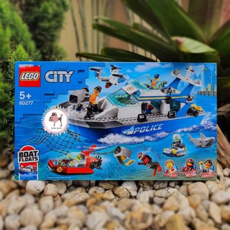 Jual Lego City 60277 Police Patrol Boat di Seller cookieegoodiee - Titi ...