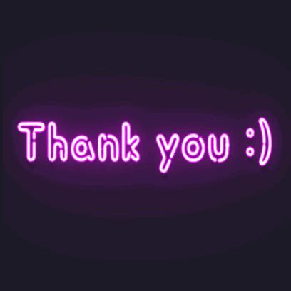 Neon Sign English GIF – Neon sign English Thank you – discover and ...