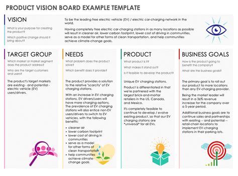 Free Product Vision Boards, Templates & Documents | Smartsheet